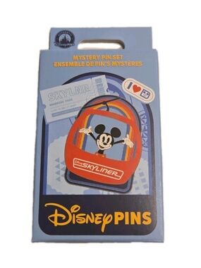 NWT!! Disney Parks Skyliner Mystery Pin Box Sealed | 2 Mystery Pins Per Box